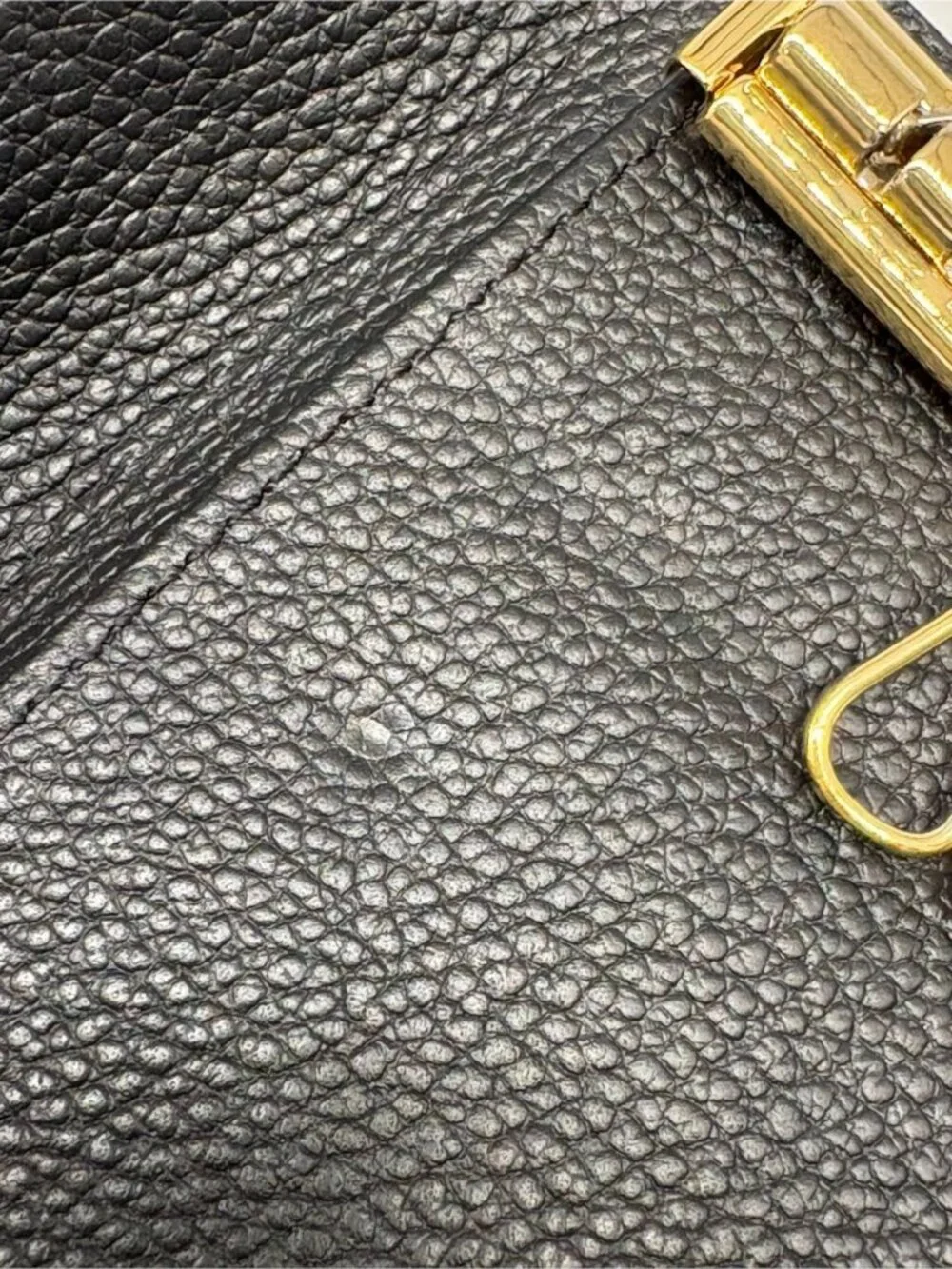 Louis Vuitton 6 Key Case Empreinte Monogram Multicles 6 Noir Key Holder